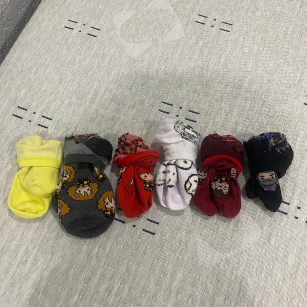Colorful Character Socks Set